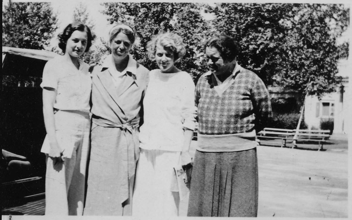 Eleanor Roosevelt and Lorena Hickok.