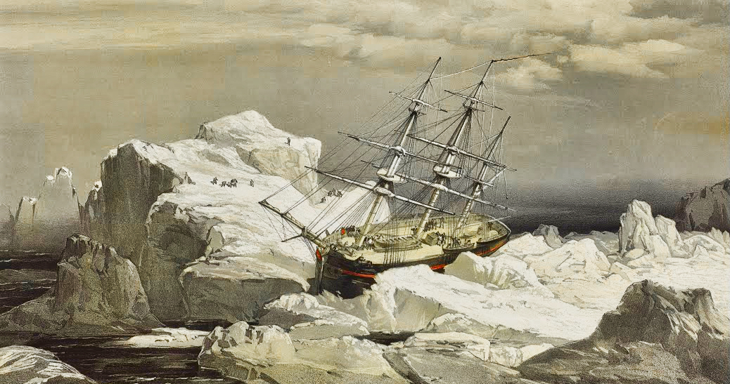 An 1854 sketch by Lt. S. Gurney Creswell.
