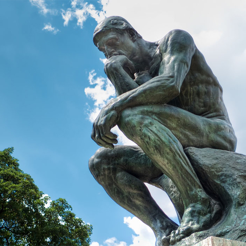 Rodin's "The Thinker"