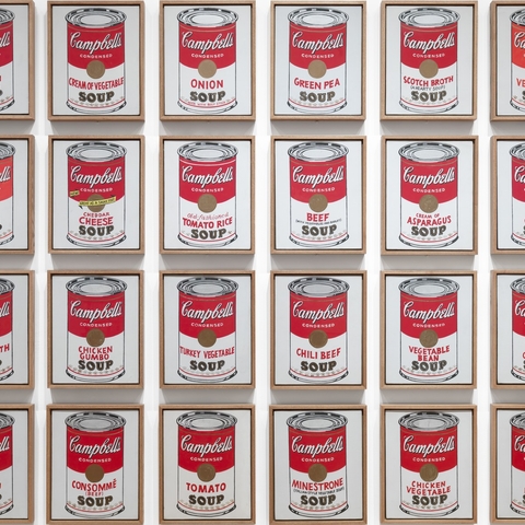 Soup Cans by Andy Warhol - https://www.moma.org/collection/works/79809